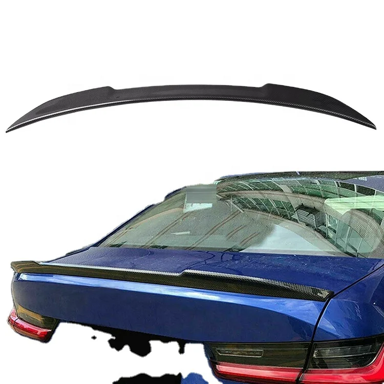 Carbon Fiber Rear Spoiler Fit for BMW 3 Series G20 CS Style Trunk Lip 2021+