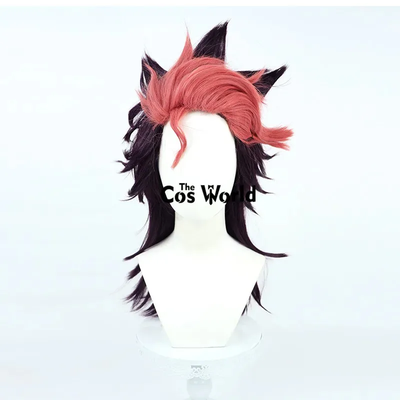 الساحرة من ميركوري غويل جيتورك 50 سنتيمتر طويل مجعد أنيمي تأثيري الباروكات الألياف مقاومة للحرارة الشعر الاصطناعية + غطاء شعر مستعار