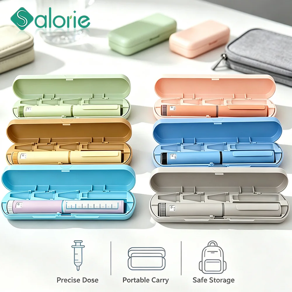 Reusable Insulin Injection Pen Adjustable Dose Dial Peptide Injector Pen, Compatible with 3ml Insulin Cartridge Cartridges