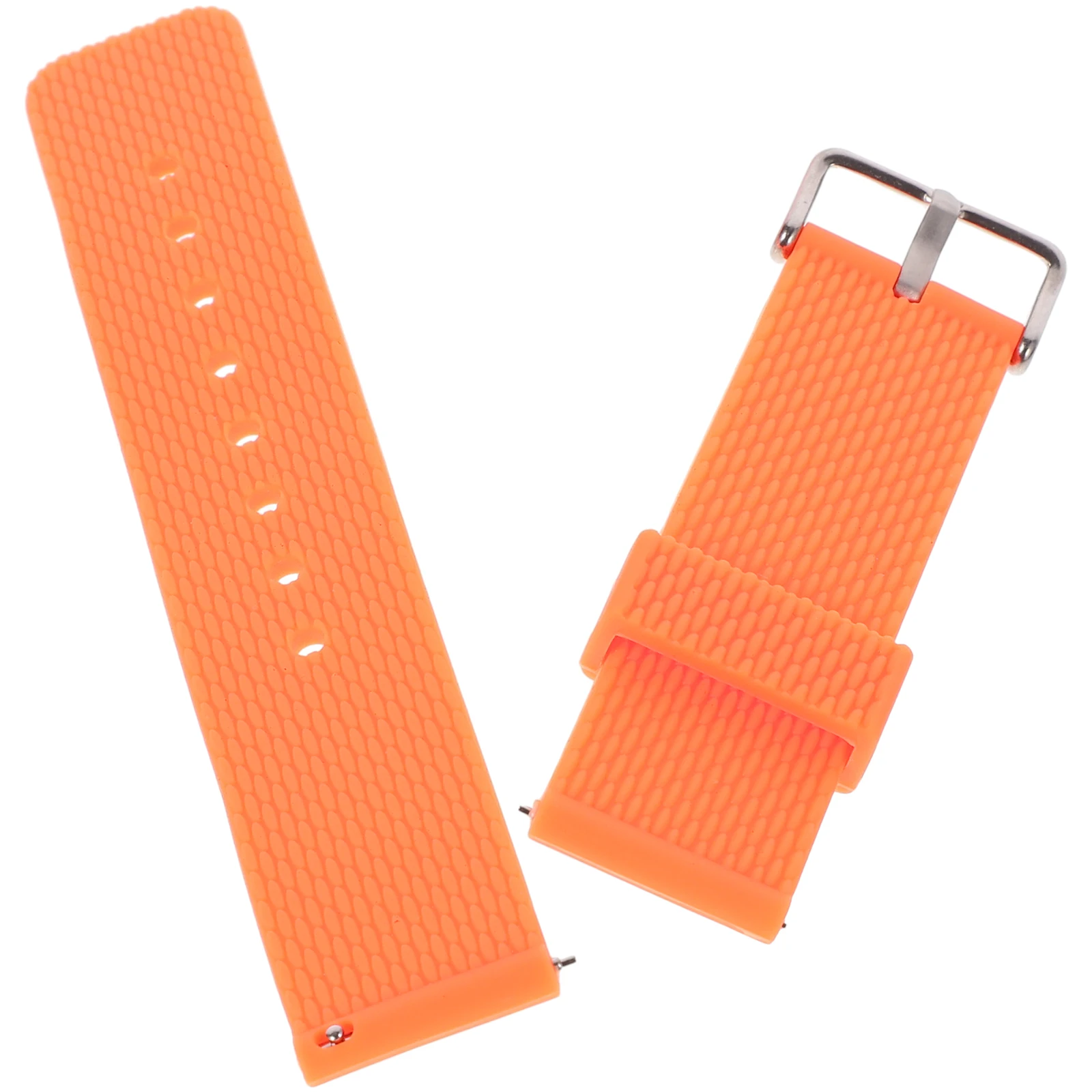 

22 Mm Watch Band Watchband Vertical Stripes Wristband for Orange Replacement