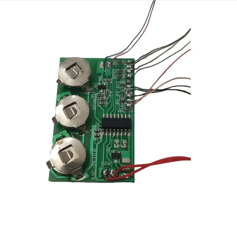 

Custom. Light-Controlled Voice-Controlled Magnetic Control Music Recorder Core Sound Flash Module Used in Box Is Au