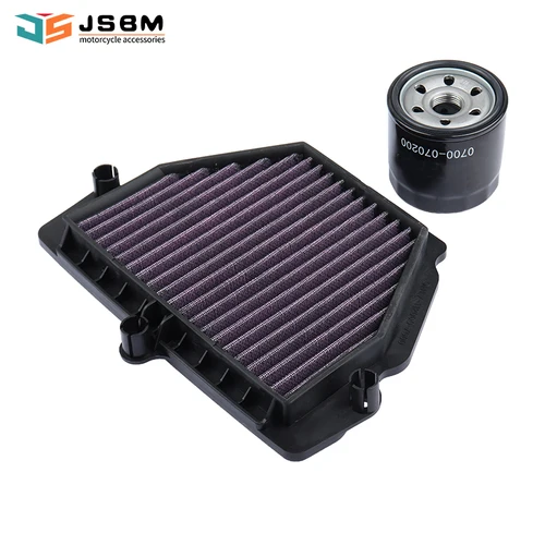 Imagen 2 del producto Filtros de aire de alto flujo para motocicletas JSBM, filtros de aceite para CFMOTO 650SR, 675SR-R, 675SS, 675NK, CF650-10, 675 NK, SR-R, SS, SR 0700-07200, P-CF67N25-01, 0HTV-112000-7000