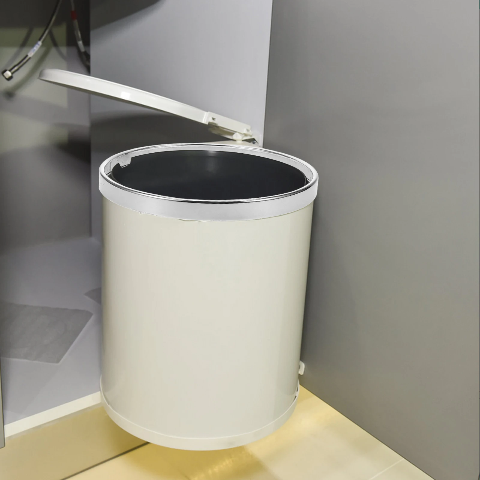 

Round Press Ring For Trash Garbage Can Accessories Plastic Bags Fixing Ring Reusable Waste Bin Press Trash Can