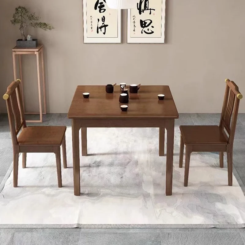 

Light Luxury Unique Dining Table Natural Wood Modern Restaurant Dinning Tables Space Saving Nordic Mesas De Comedor Furniture