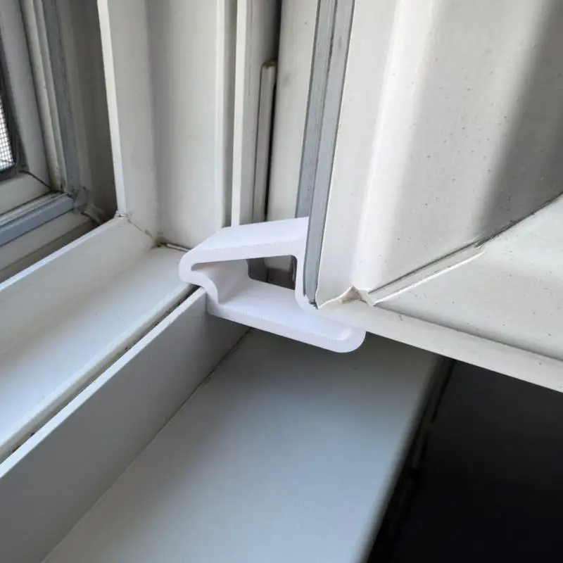 1/2/4pcs Heavy Duty Door Stopper Non-Slip Balcony Window Door Wedge Easy Install For Home Office Bathroom Kitchen Track Lock