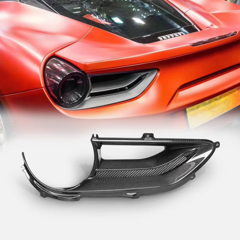 

For Ferrari 488 GTB CP Type Tail Light Cover (Replacement)，Rear End Styling Protection Component，Premium Exterior Replacement