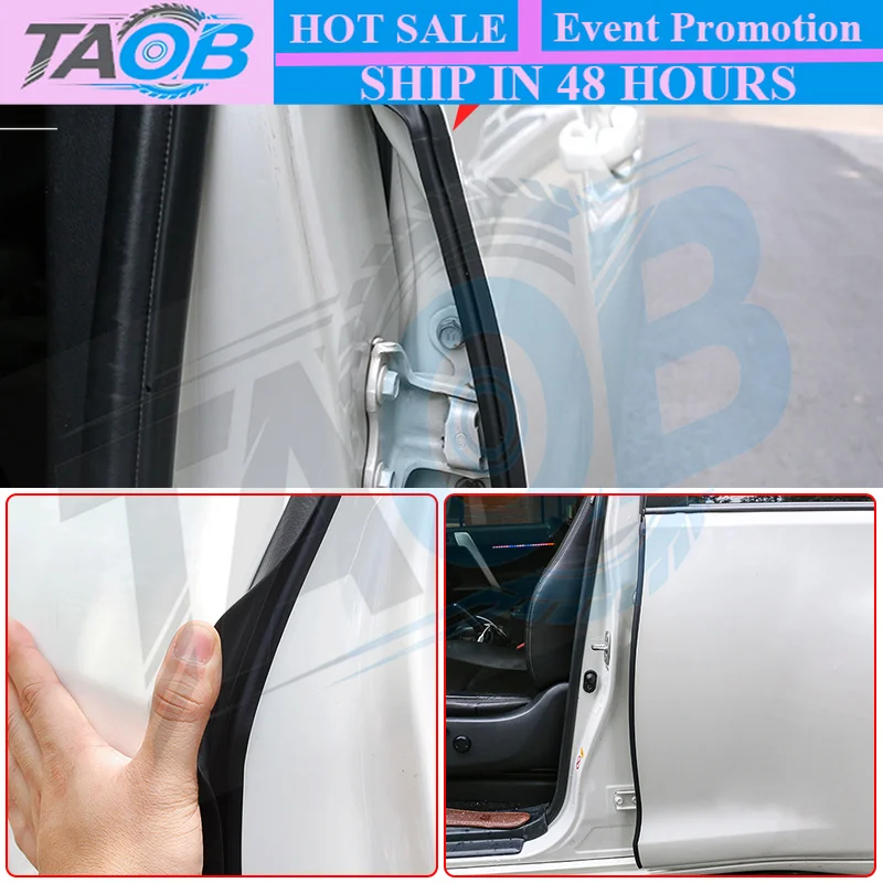 For 2008-2023 Lexus LX570 GX460 GX400 Car Door B pillar Rubber Sealing Strip LX GX 570 460 400 Exterior Modification Accessories