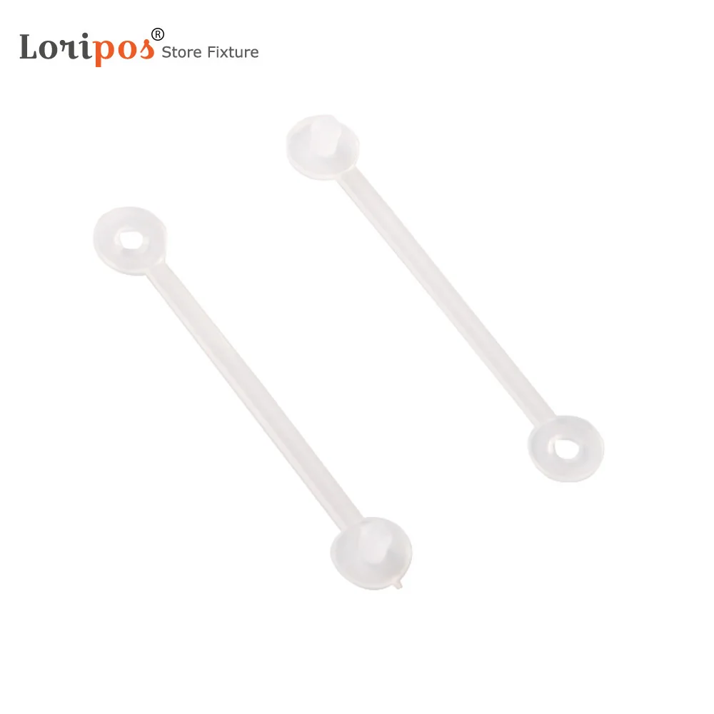 Plastic Loop Pins Snap Fastener Wire Buckle Hanging Sling Rope Needle For Price Tag Sign Card Label Display | Loripos