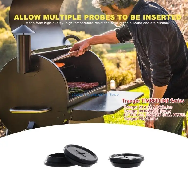 Molf 3/6pcs Rubber зонд Grommet барбек