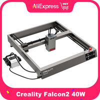 Creality Falcon2 Laser Engraver 40W Laser Head with Integrated Air Assist System High Speed Color Engraving and Cutting Machine