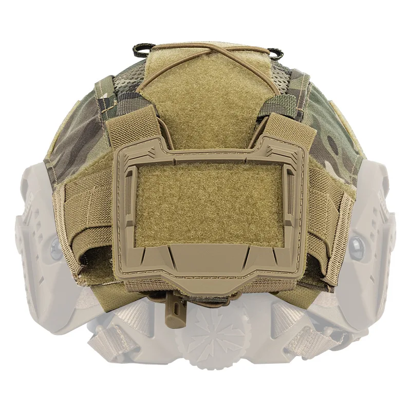 خوذة سريعة حزمة البطارية خوذة القماش كوردولاني رأس التنين خوذة القماش التمويه غطاء خوذة الرأس الملونة