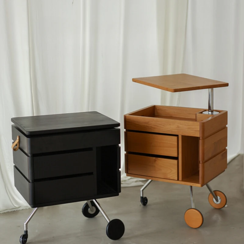 Mobile side cabinet, sofa side table, coffee table, movable living room, foyer, bedside table creativity