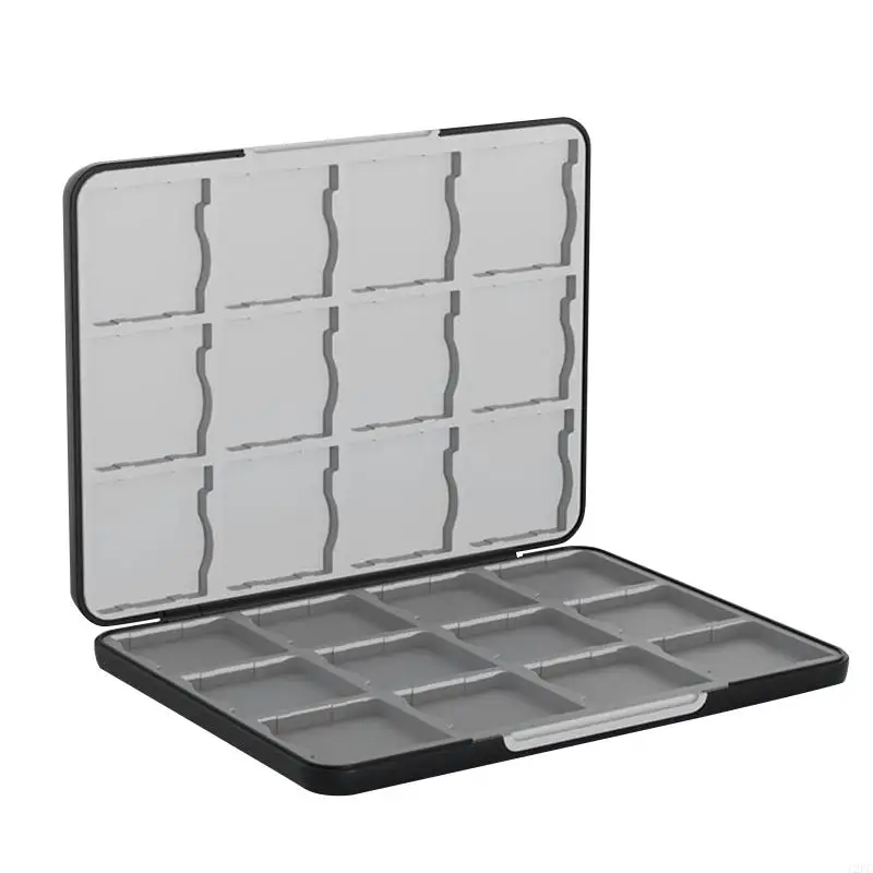 12PC 24-in-1 Game Card for Case for 3DS Game Card Cartridge Storage Solution Box Shockproof for Shell Silicone Magnet