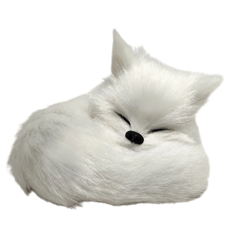 3in Fur Figurine Simulation for Sofa Living Room Decor Children Gift Dropship