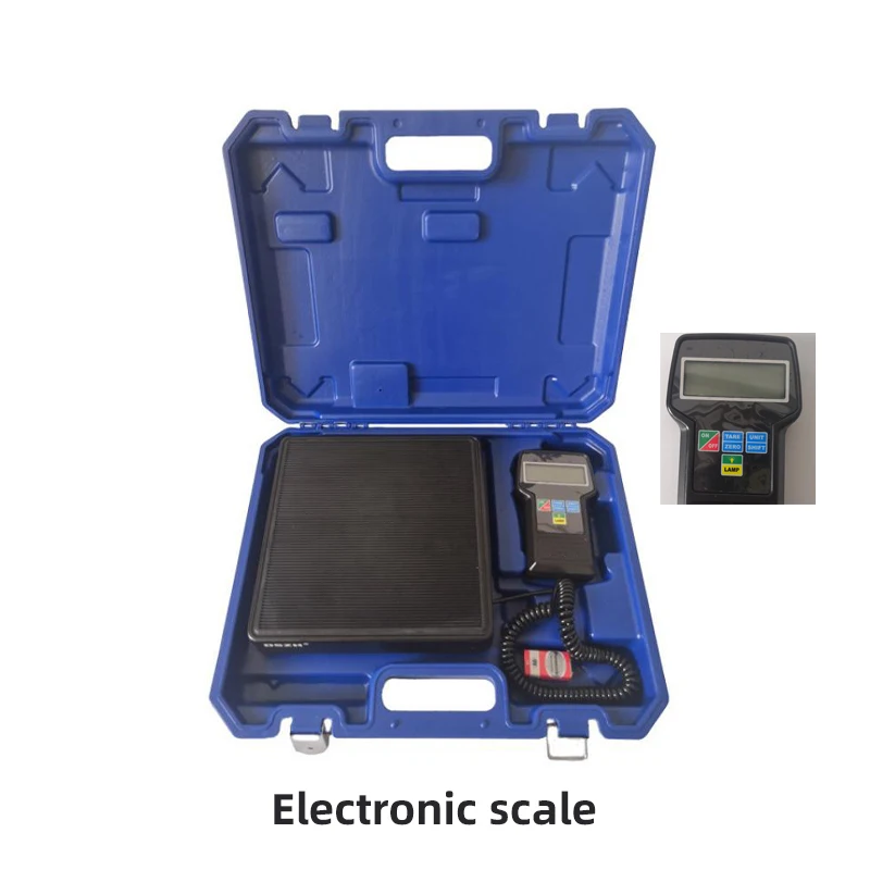 RCS7040 Refrigerant Weighing Portable Refrigerant Fluorine High Precise Electronic Scale Tool Refrigerant Electronic Scale