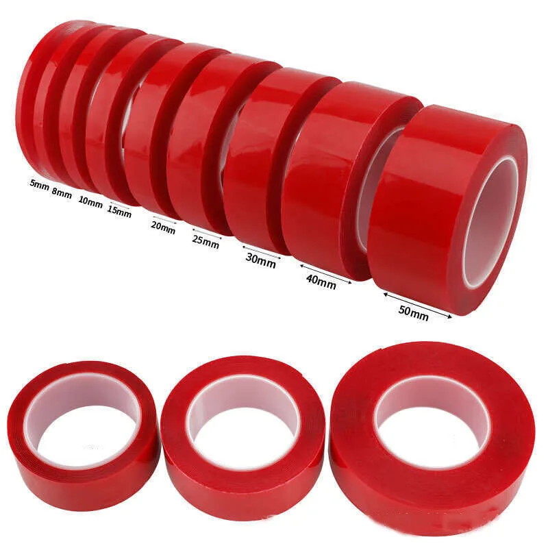 Cinta Nano de doble cara, 3m, 5/8/10/15/20/25/30/40/50mm de ancho, cinta transparente, adhesivo lavable, pegamento adhesivo Nano sin rastro