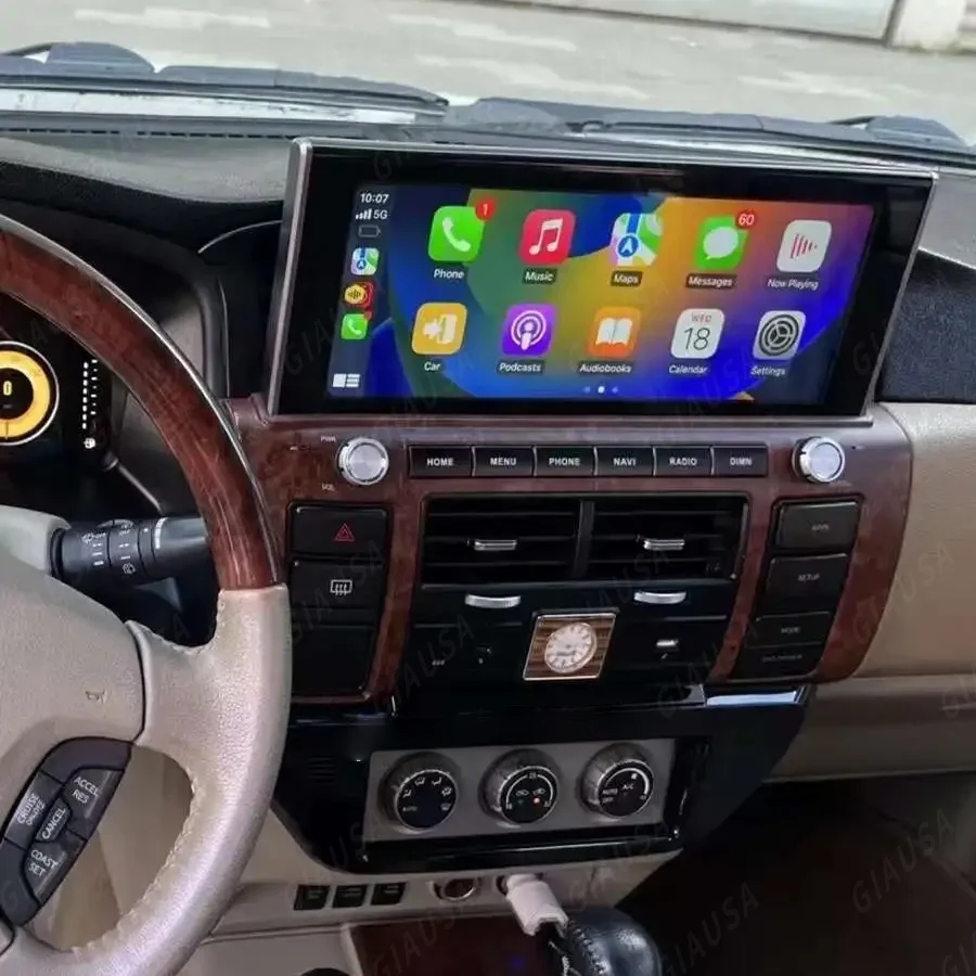 لنيسان باترول Y61 2006 ~ 2021 2022 لكزس LX570 راديو السيارة أندرويد 13 الوسائط المتعددة AI صوت ستيريو لتحديد المواقع والملاحة رئيس وحدة #6