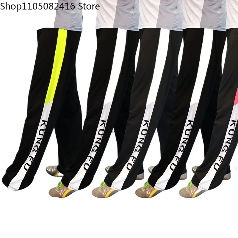 

Unisex Martial Arts Pants for Adults Kids Straight Leg Tai Chi Kung Fu Training Trousers