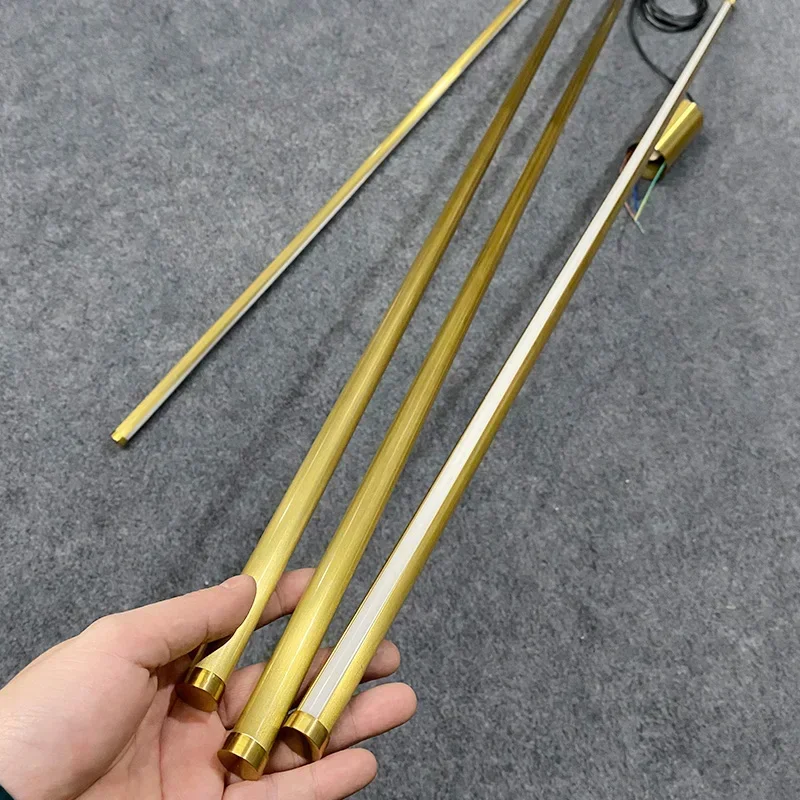 

LED Longer Pendant Lights dining room Bedroom Decor Bedside Black Background Hanging Lamp Chandeliers Restaurant Fixtures