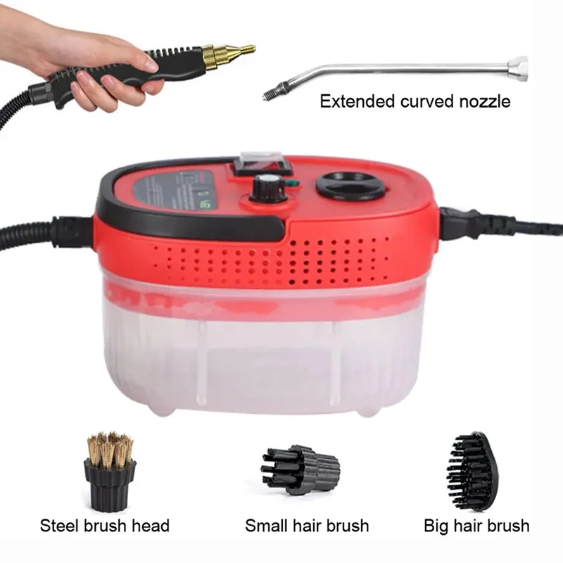 2500W High Pressure Steam Cleaner Steam Cleaner Handheld High Temperature Steam Cleaner For Home Kitchen Bathroom Car Cleaning