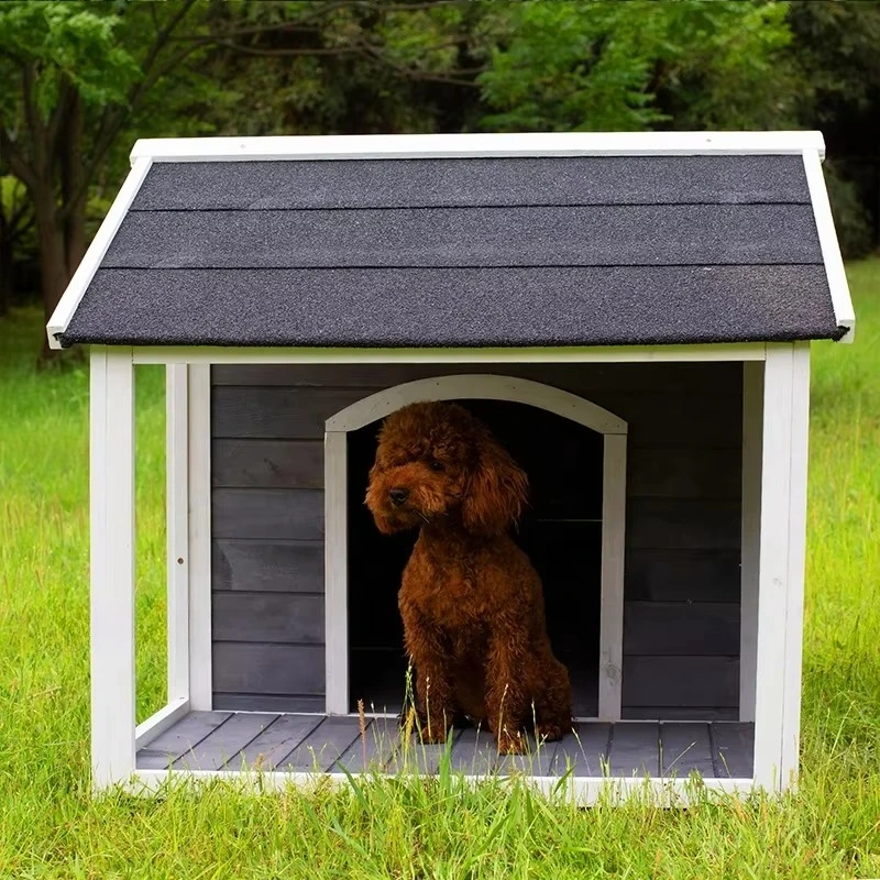 Fast Delivery From Stock Large Outdoor Wooden Dog House Cage Waterproof  Windproof and Warm Puppy Dog Kennel