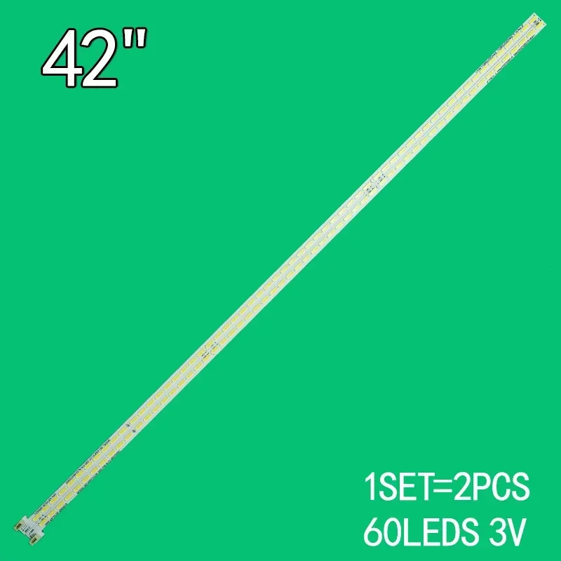 Tira de LED para iluminación trasera de TV Skyworth, accesorio para televisor de 42 ", 42E760A LC420EUJ SF K2 piezas 42E680E REL420WY SEL420FY, nuevo Kit de 2 GT-5300-AZ42000A0