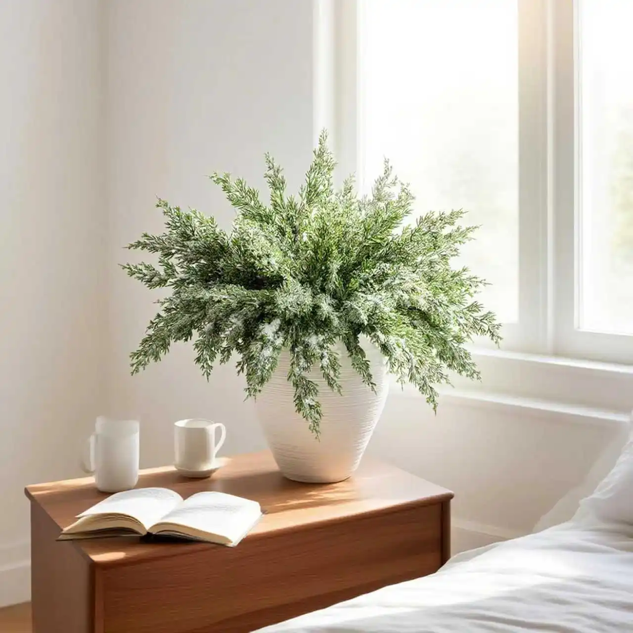 Künstliche Pflanzen, Tarzon-Blätter, Weihnachtsbaum, Party, Zuhause, Zimmer, Tischdekoration, Outdoor, Hof, Garten, Hochzeit, Blume, DIY-Geschenkbox