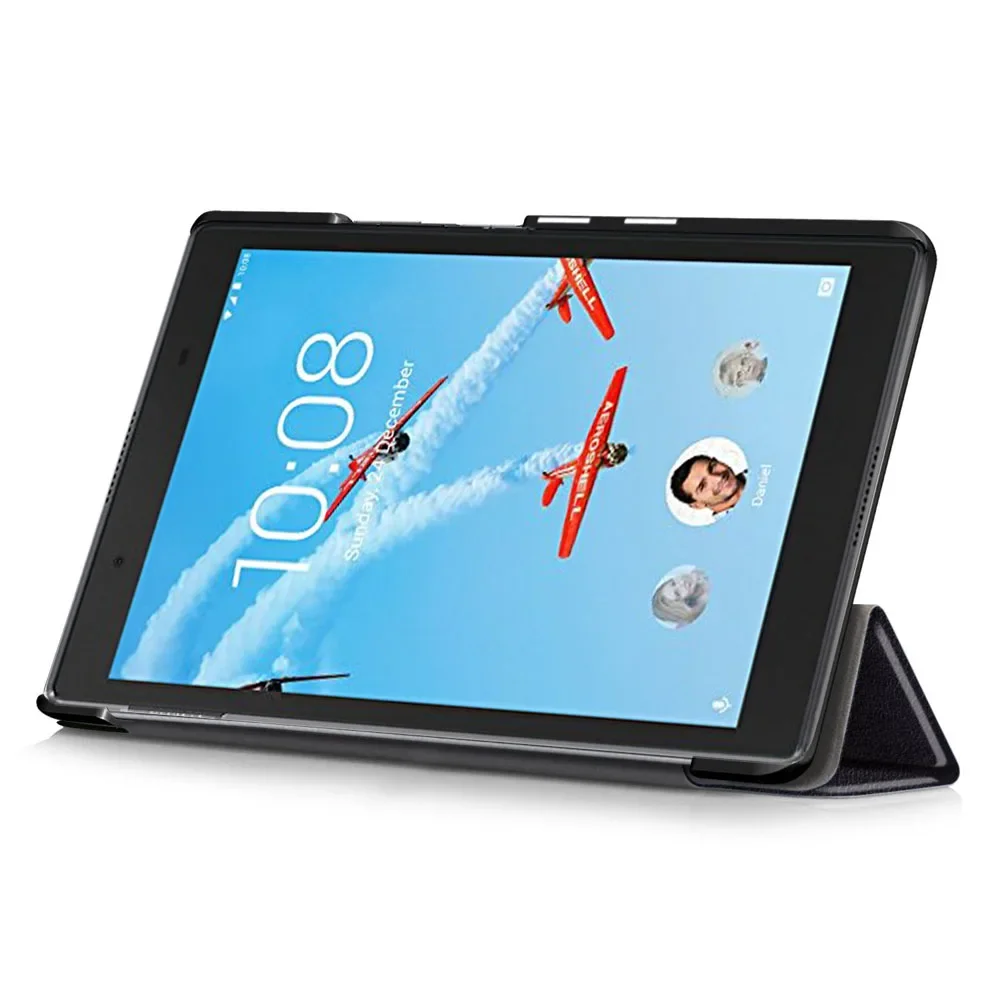 Fold Stand Bracket Leather Cover Case for Lenovo Tab 4 8 TB-8504N TB-8504F TB-8504X Tablet Custer