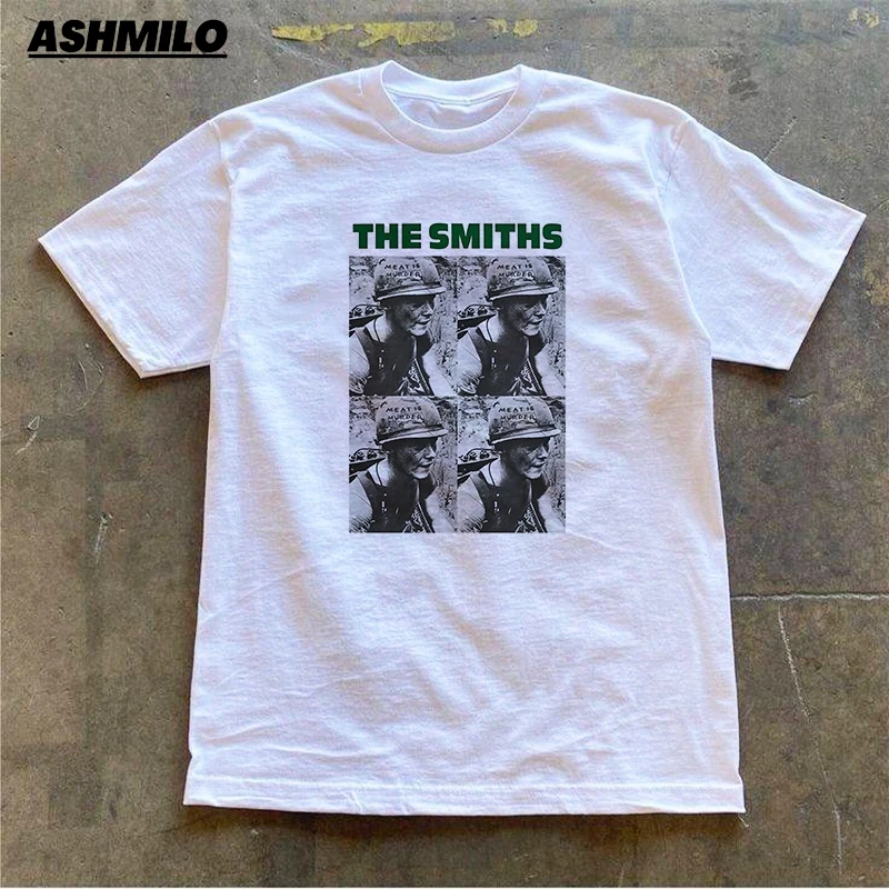 The Smiths T-Shirt Tops Tees Retro Women Pop Indie Punk Rock Band Morrissey Summer T Shirt Casual Shirt Short Sleeve T-Shirt