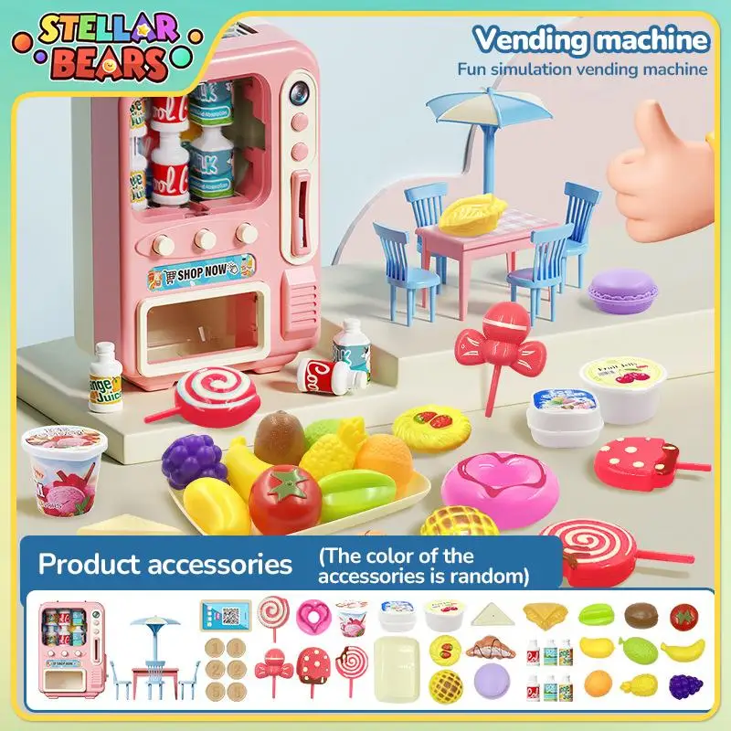 Gesimuleerde Keuken Speelset Miniatuur Voedsel Bedrukken Speelhuis Apparaten Wasserij Kookgerei Rollenspel Speelgoed voor kinderen Meisjes Spel