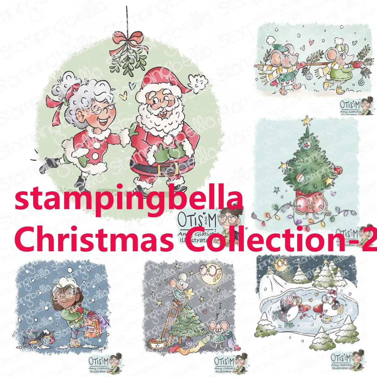 

Christmas Decorate and Mouse Playing 2025 New Stamps For Craft Embossing Make Paper Greeting Card Making Template DIY Handmade