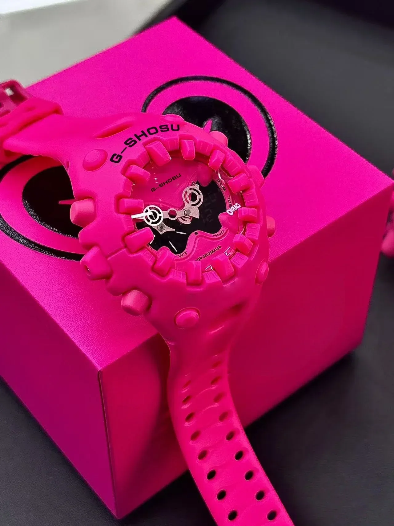 Магазин 9898, цифровые спортивные часы, унисекс, специальное издание, полнофункциональный светодиодный двойной дисплей, мировое время, большой циферблат G