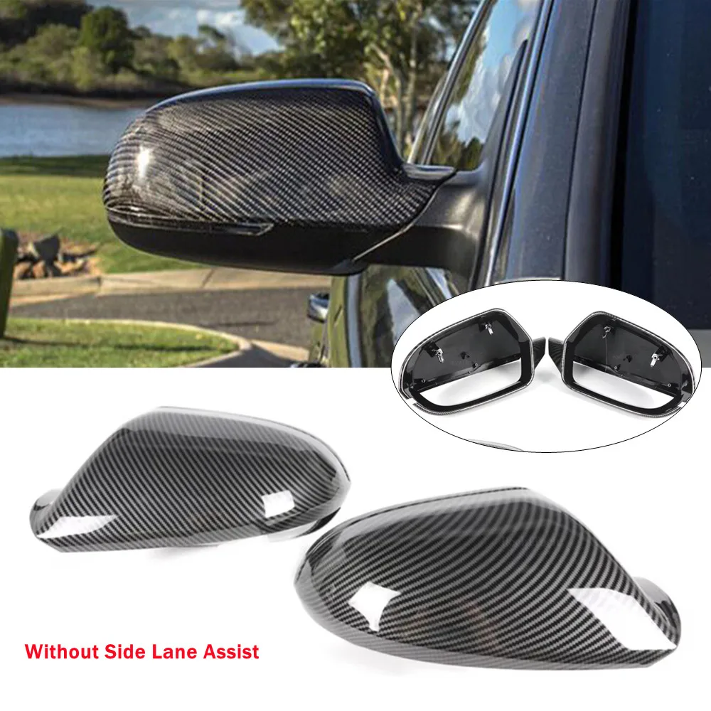 

For Audi A6 C7 C7.5 S6 4G 2012-2018 Car Replacement Rearview Side Mirror Cover Wing Cap Exterior Door Housing Shell Trim ABS