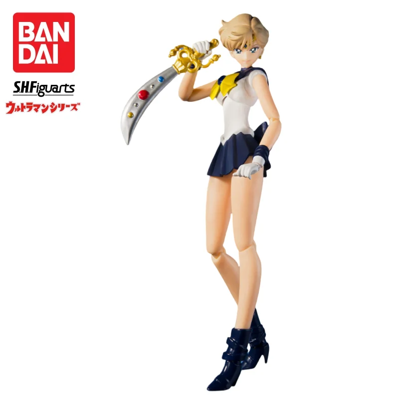 متوفر في المخزون بانداي S H Figuarts الأصلي بحار القمر Tenoh Haruka نموذج دمية العلامة التجارية الجديدة محاصر عمل الشكل شخصيات أنيمي المرآب