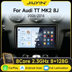 For Audi TT MK2 8J 2006 2007 - 2014 Car Radio Video Multimedia Player Android Touch Screen Audio DSP Stereo WiFi GPS Navigation
