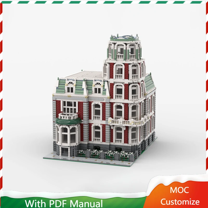 

Новый 10745 шт. Moc Амстердам, городская башня, модульная архитектура, совместимые строительные блоки, кирпичи, детский подарок на день рождения, Рождество, игрушки