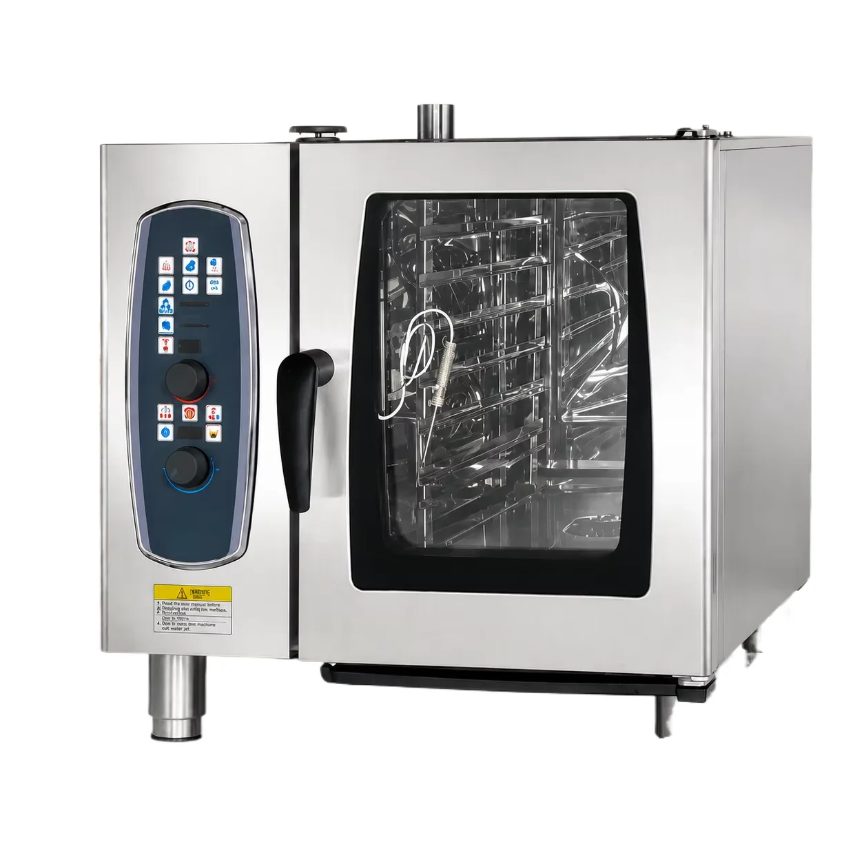 Commercial Electric Stainless Steel Universal Combi Oven With Computer Button Control System Steam Oven