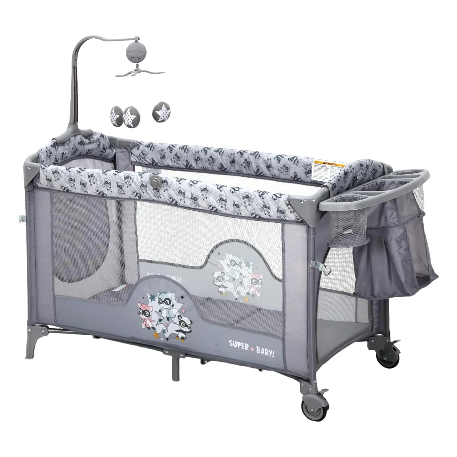 新型4in1ベビー幼児用ベビーベッド、ベッドサイドスリーパー - Bassinet Bedside Sleeper のレビューと価格