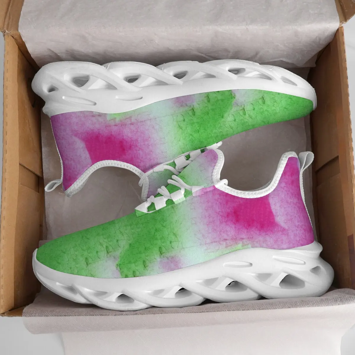 

Men Sports Shoes for Man Lightweight Mesh Breathable Summer Comfortable Outdoor Sports Lace-up Flat Soft Sole Training Sneakers