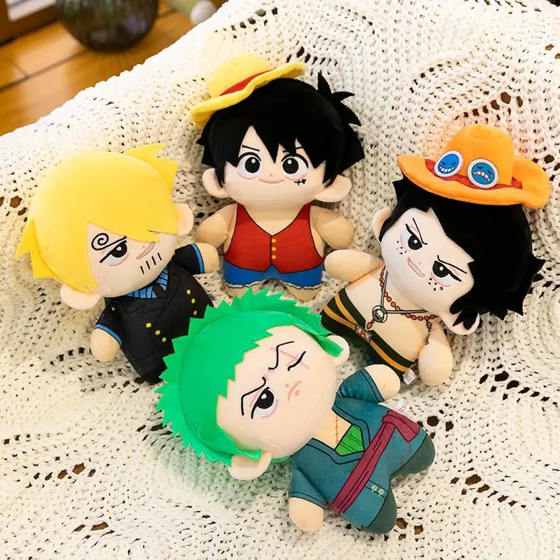 20Cm One Piece Monkey D. Luffy Anime Plush Filling Doll Pillows home sofas decorative toys Two-dimensional enthusiast boy gift view 2