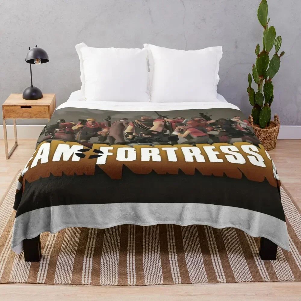 

Team Fortress 2 Video Game Throw Blanket Stylish Decor Blanket Gift for Friends Roommate