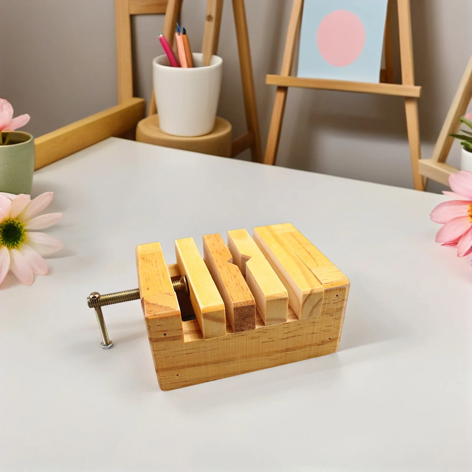 

Material Traditional Artistic Clamps Woodworking Engraving Seal Fixing Tool DIY Chinese Carving