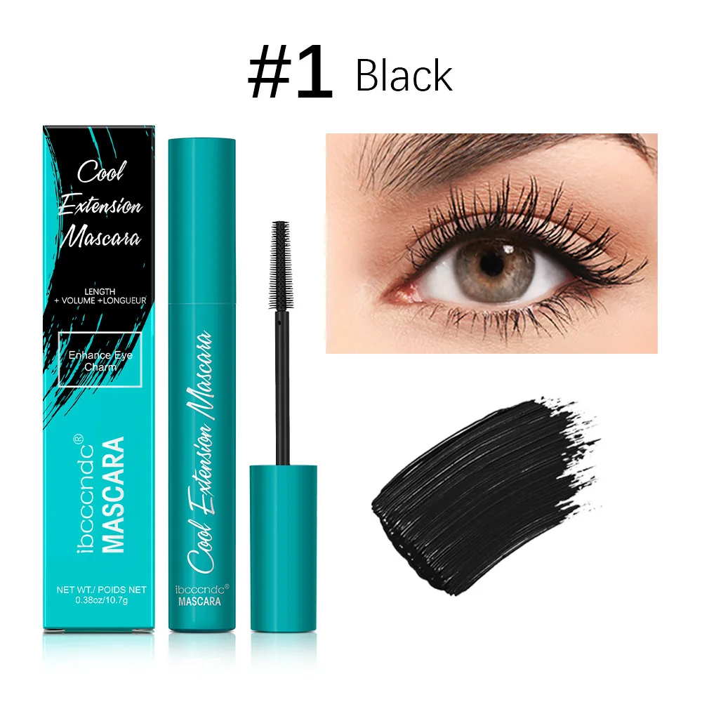Mascara allungante impermeabile Estensione ciglia Estensione ciglia a lunga tenuta Occhi Trucco Mascara Cosmetici