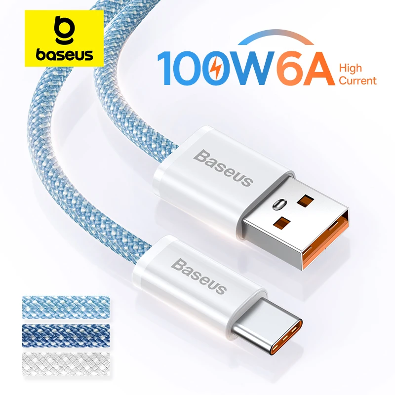 Baseus 100w usb a zu usb c kabel USB-C pd schnell ladekabel ladegerät kabel für huawei samsung xiaomi typ-c usbc kabel