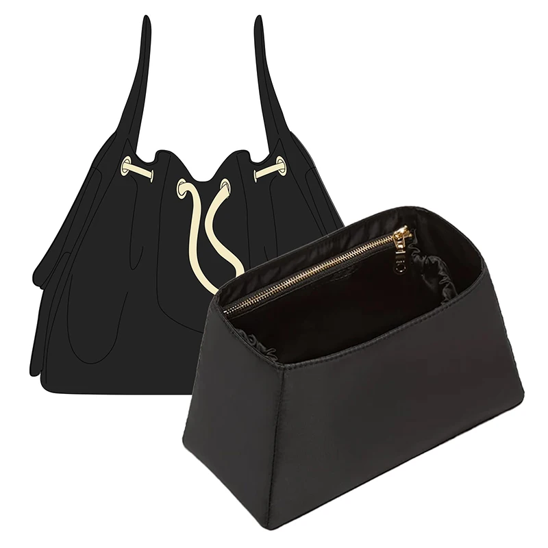 Nylon Bag Organizer Insert For 25bag  Durable Fashion Wateproof Gift Bag Support Storage Inner Modification Bag Accessories