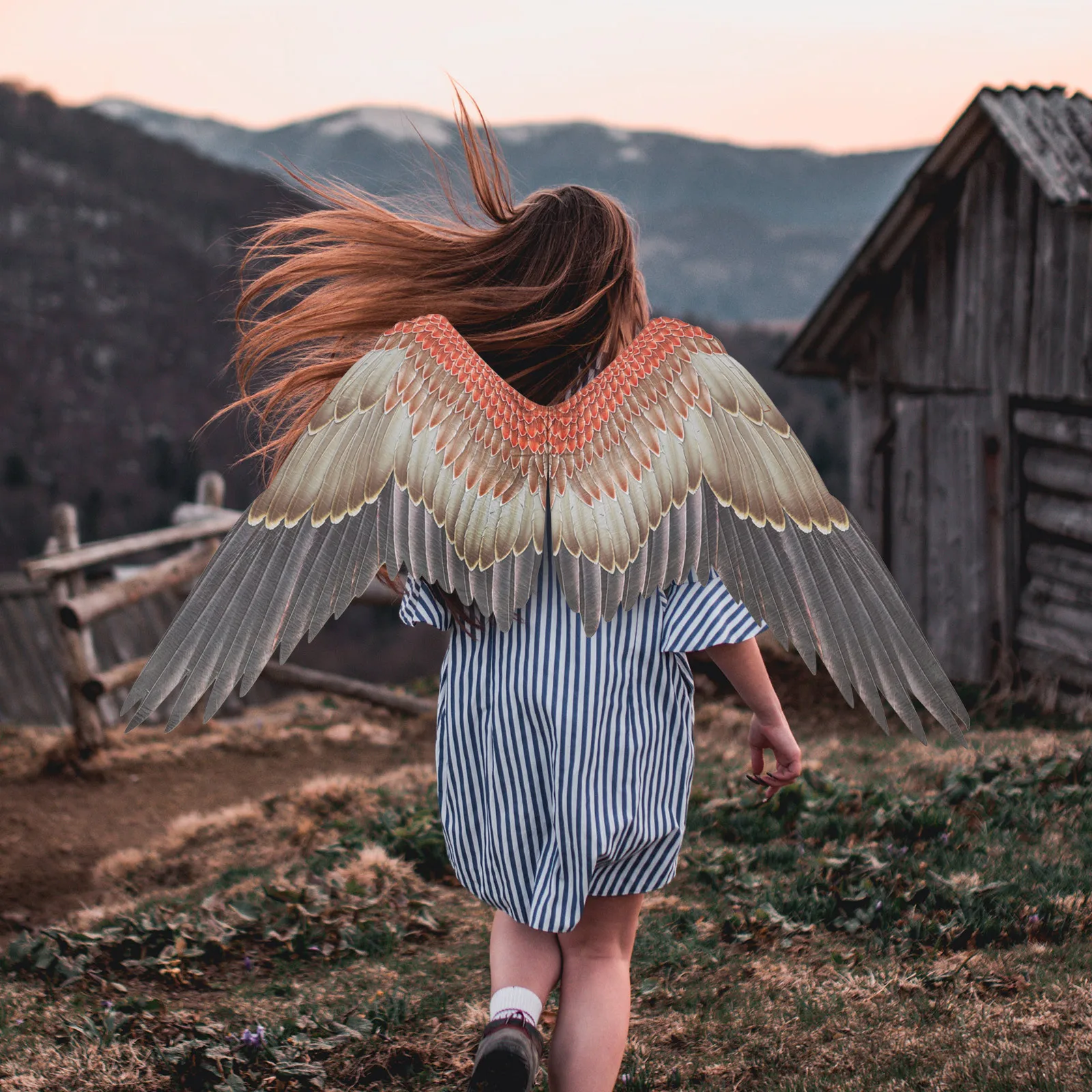 

1pc Large Adult Party Carnival Cosplay Dress Up Performance Wing Decoration Cosplay Wing Unique Dress Up Accessory