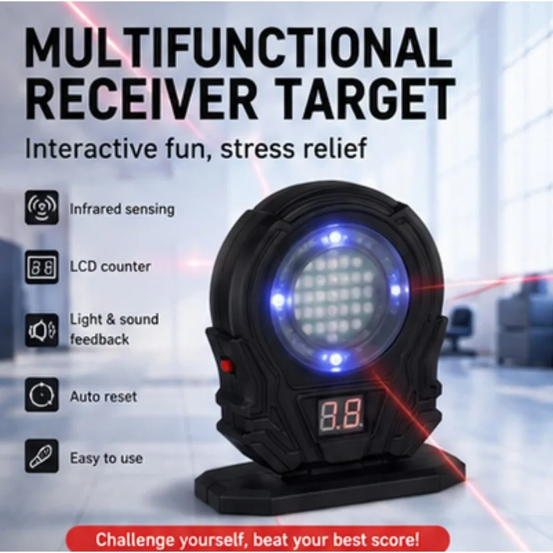 Premium Multifunctional Receiver Target Indoor‑Outdoor Interactive Hobby Game Accessories