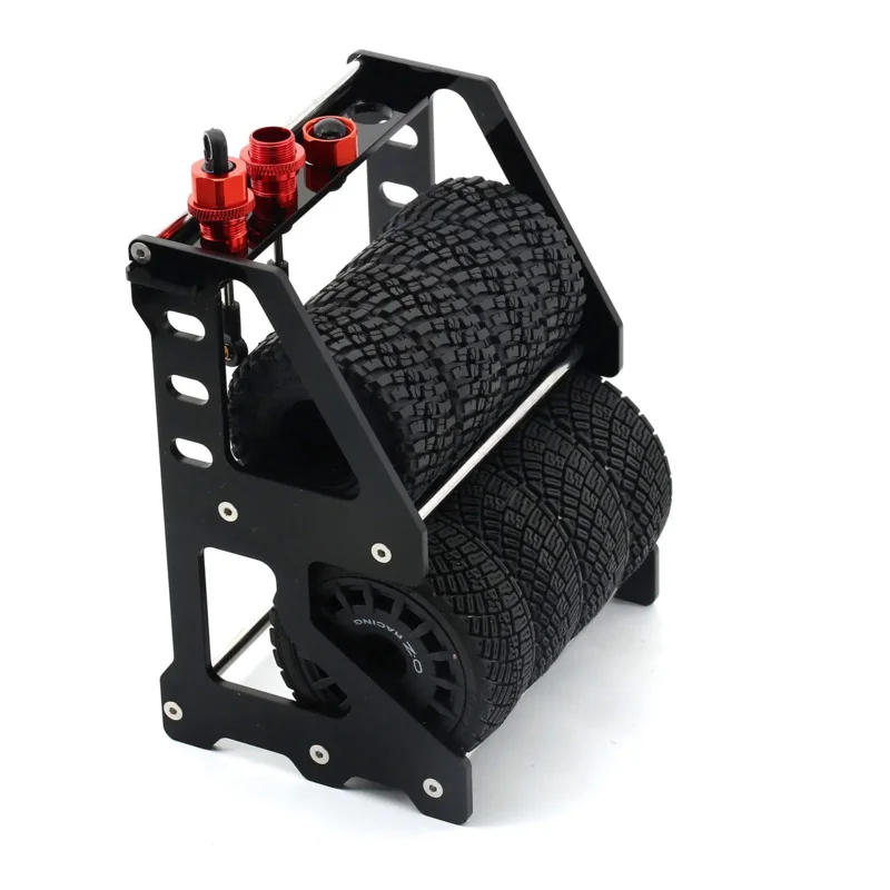 Soporte de herramientas para coche teledirigido, estante de almacenamiento de neumáticos para 1/10, 1/12, TT02, XV01, XV02, HSP94123, 1/18, 1/24, Crawler TRX4M, SCX24