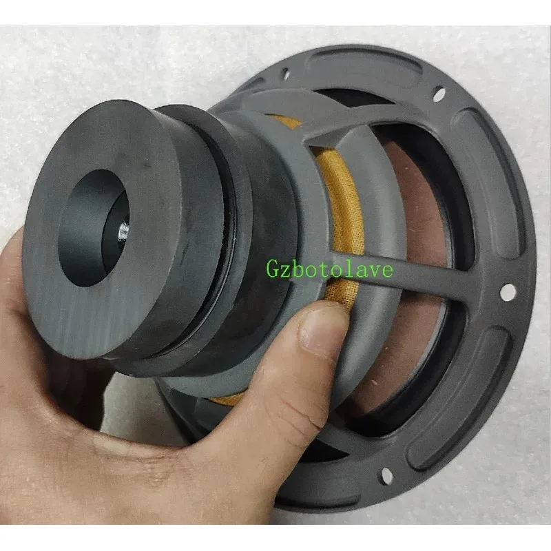 1 par Dinamarca 6,5 ''marco de aluminio fundido rango medio 8 pulgadas altavoz de graves medio woofer cono de pulpa de madera