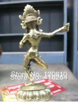 Hide to spread Buddhism Dance Buddha bronze statue